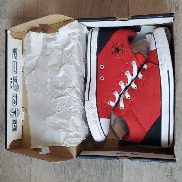 Converse All Star Red Junior Sneakers - Picture 7 of 7